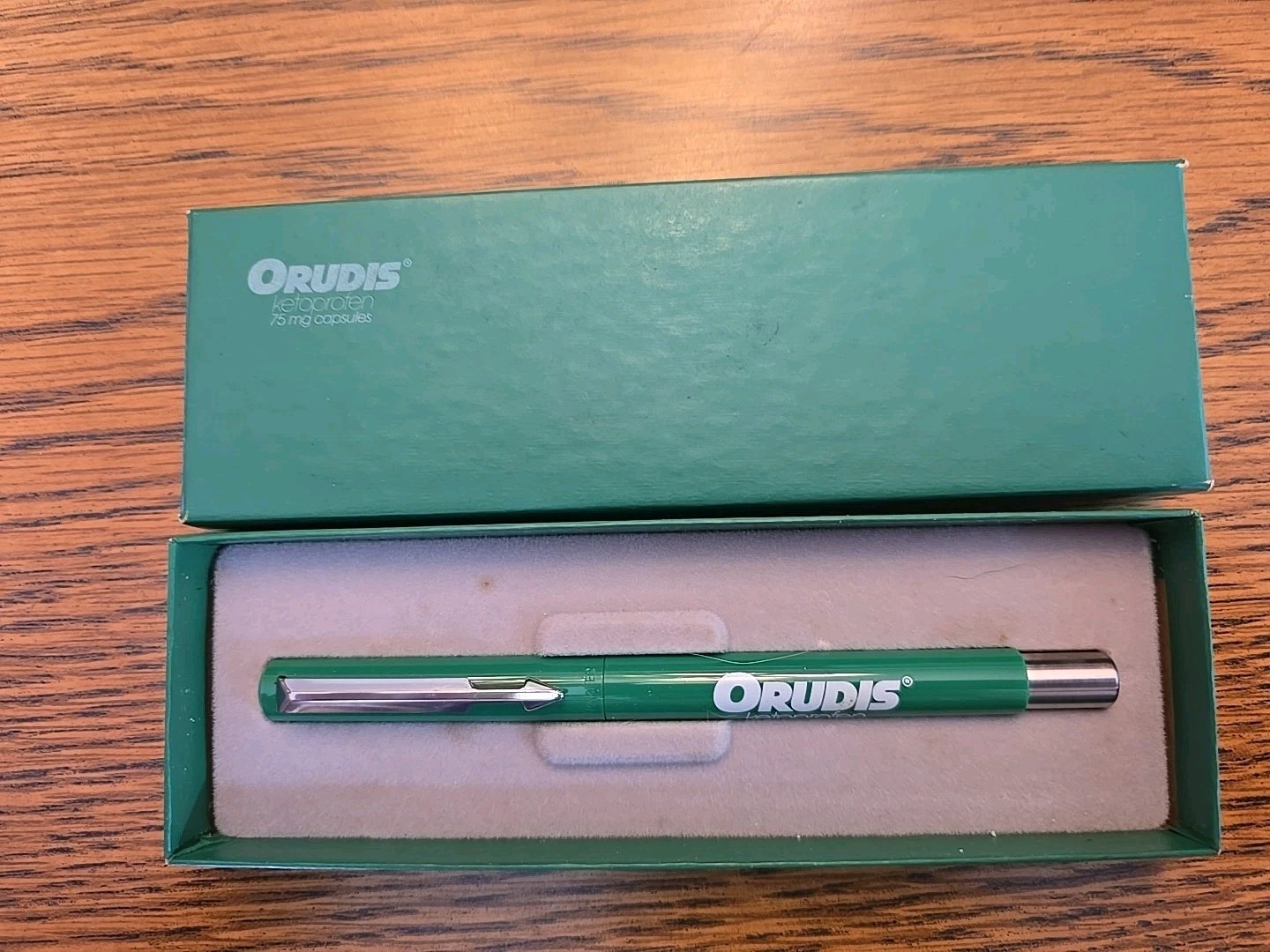 Orudis Pharmaceutical Drug Rep Promo Pen – Vintage Original Box