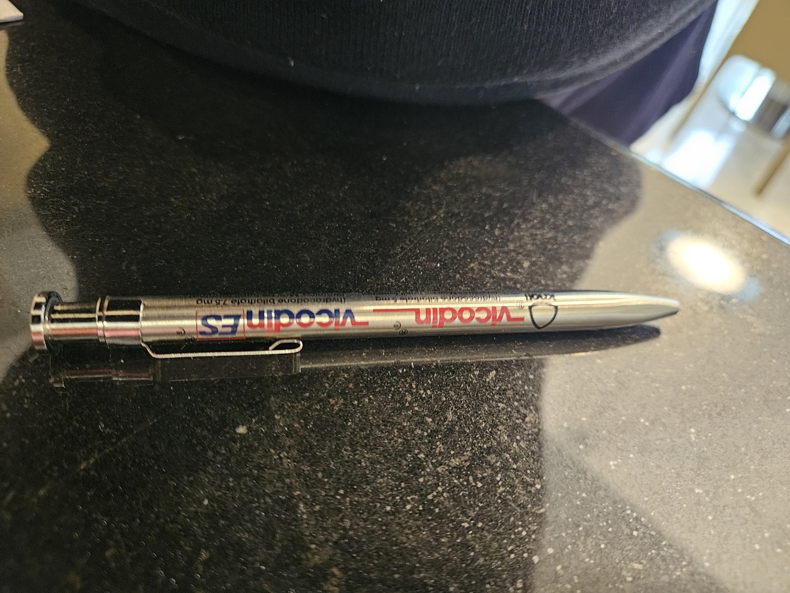 Vicodin ES Hydrocodone Bitartrate 5 / 7.5 mg Pharmaceutical Vtg Promotional Pen