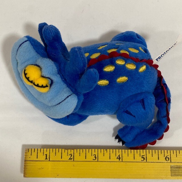 Protonix Advertising Blue Dragon Lizard Plush Stuffed Animal Toy 6″