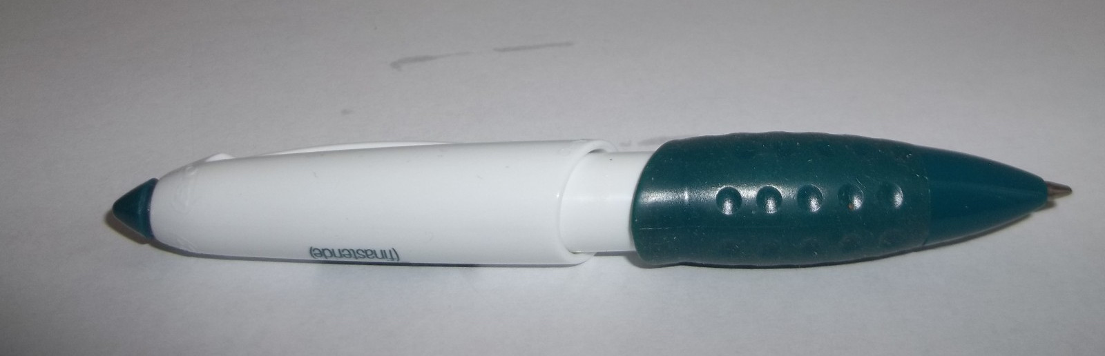 Propecia Finasteride Promotional Plastic Pen – Short 4″ Rubber Grip/Clip Logo