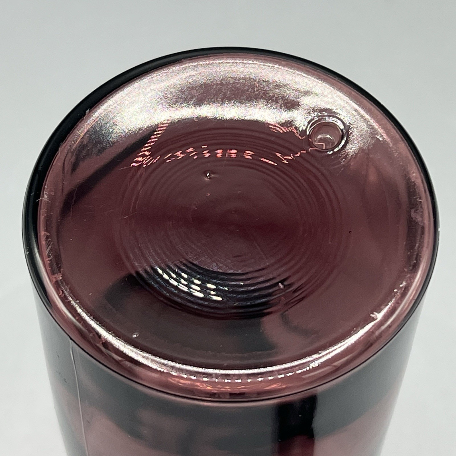 Antique Amethyst Glass Apothecary Bottle Royal Pharma Society Bismuth 7″