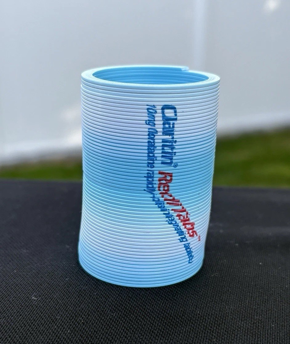 Claritin Promotional Toy Plastic Slinky Reditabs Syrup Rare