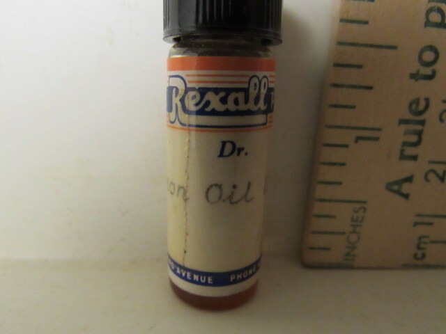 Vtg. Frank’s Pharmacy Cudahy Wisconsin Rexall Brand Glass Pill Bottle