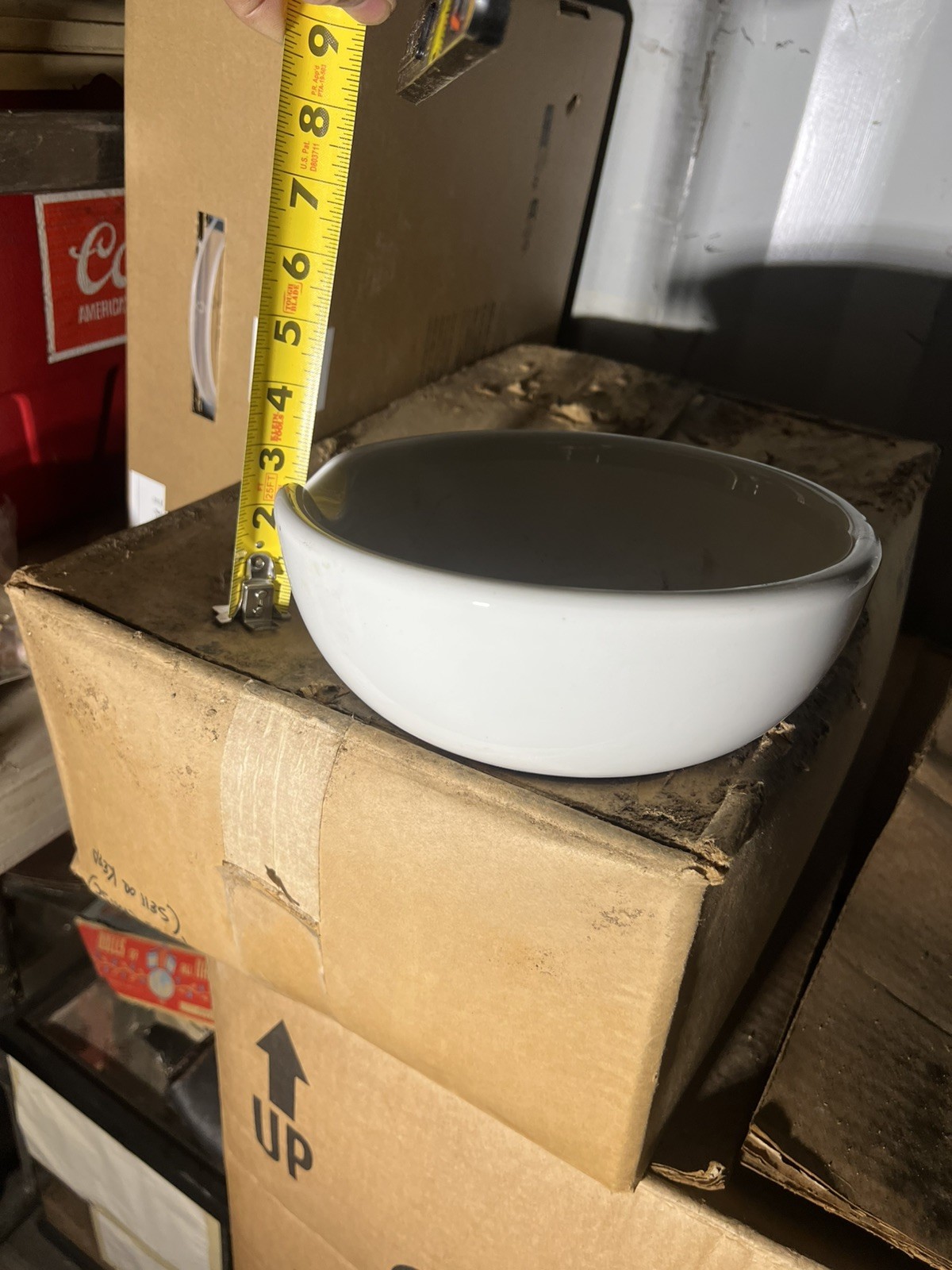 Vintage Coors Pottery Lab 9” White Porcelain Evaporating Bowls