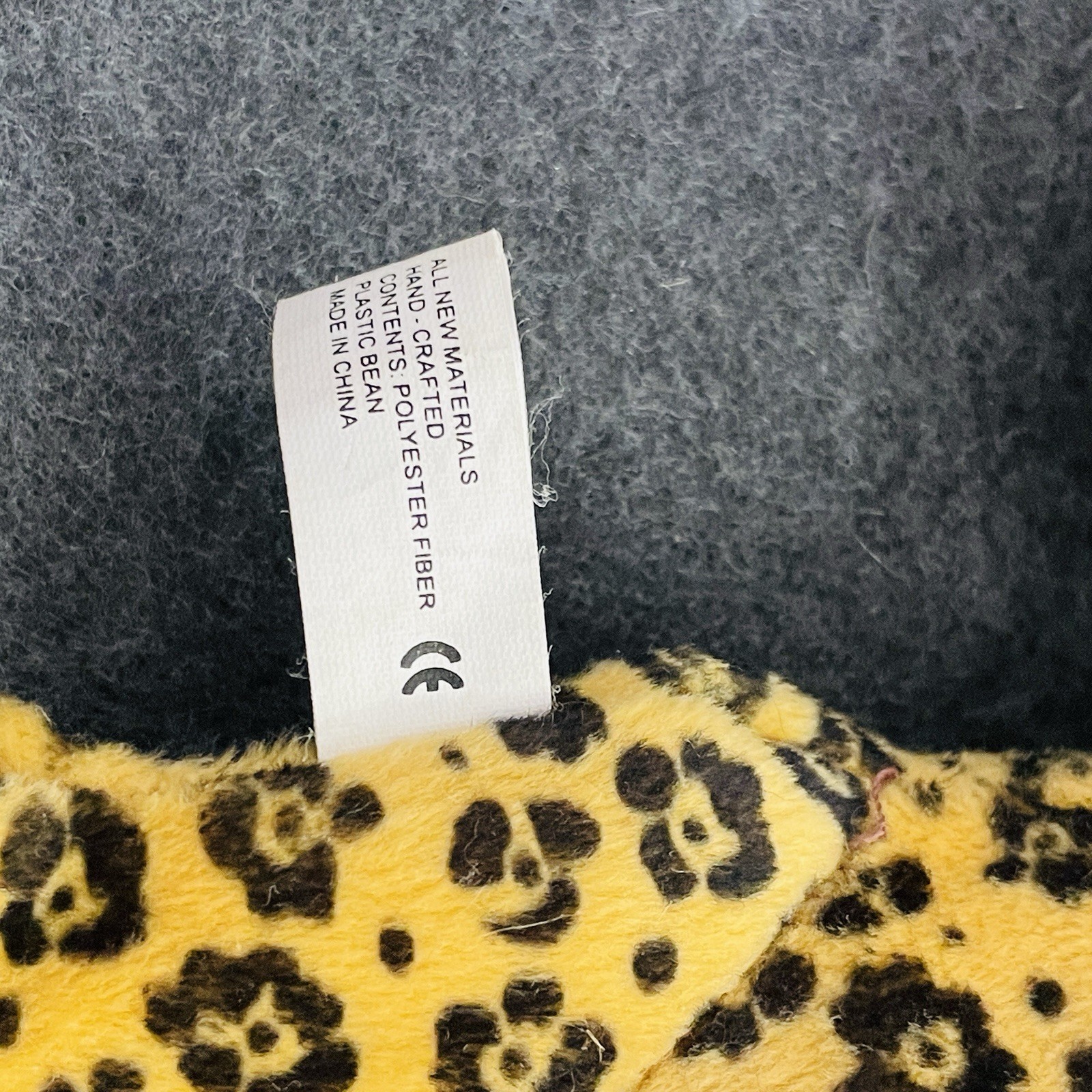 Vintage Vicoprofen Leopard Bean Bag Plush Pharmaceutical Drug Rep Advertisement