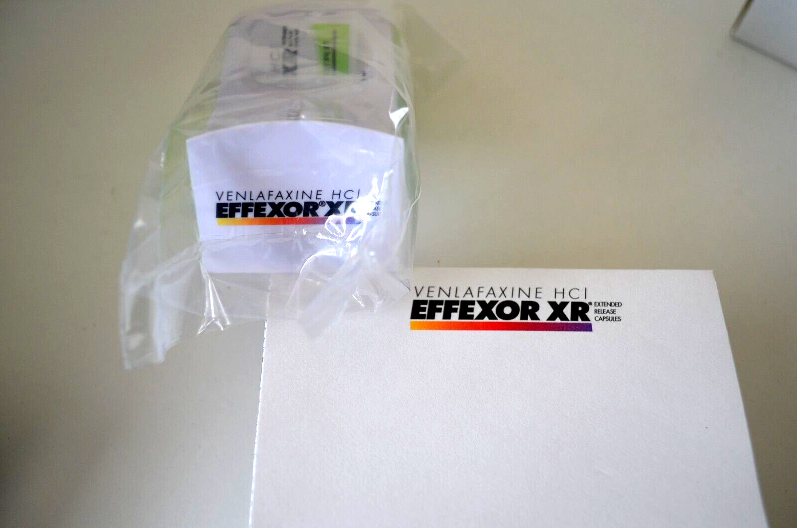 Venlafaxine HCI EFFEXOR XR Notepads & Sticky Tab Dispenser Pharmaceutical Promo