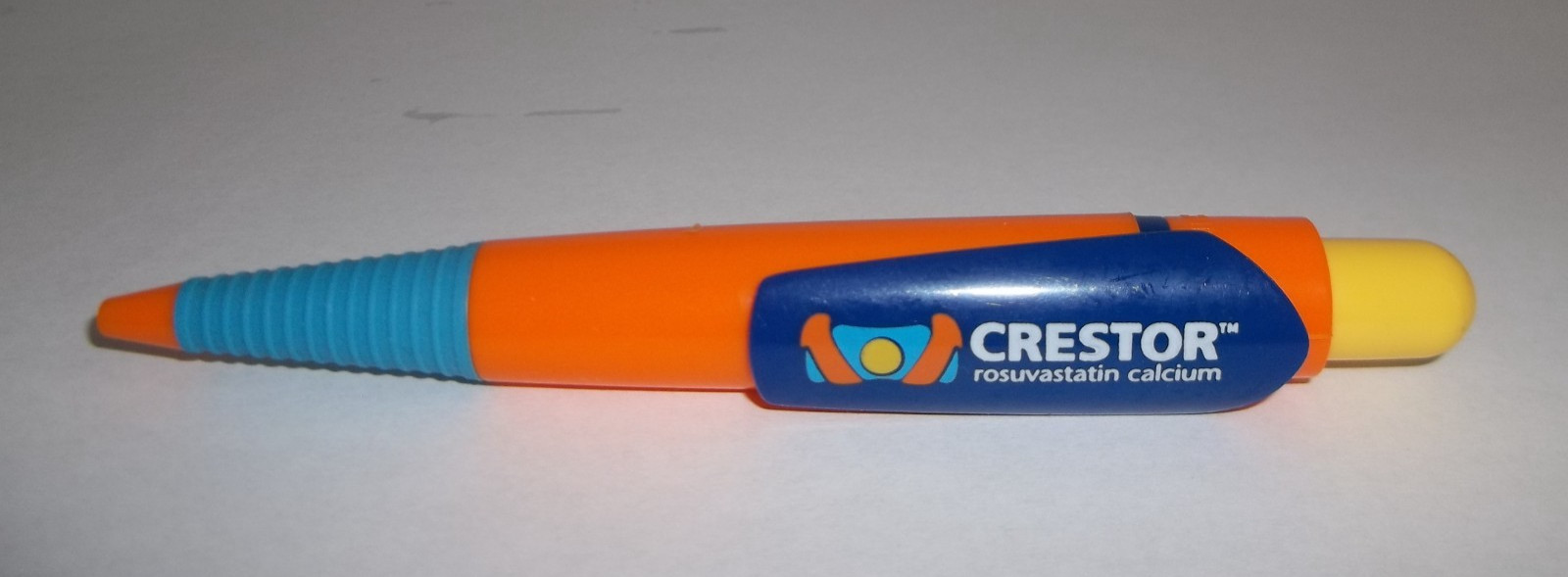 Crestor Rosuvastatin Promotional Plastic Pen – Pharma Advertising Large Clip