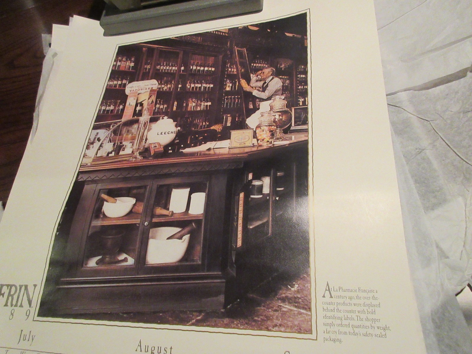 Rx ,Pharmacy , POSTER ,18″ X 24″ ,Photographs Depicting History & Heritage ,1989