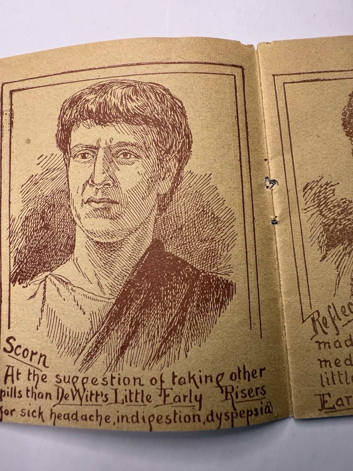 Antique DeWitt’s Little Early Risers Advertising Booklet 1890s Pharmacy Ephemera