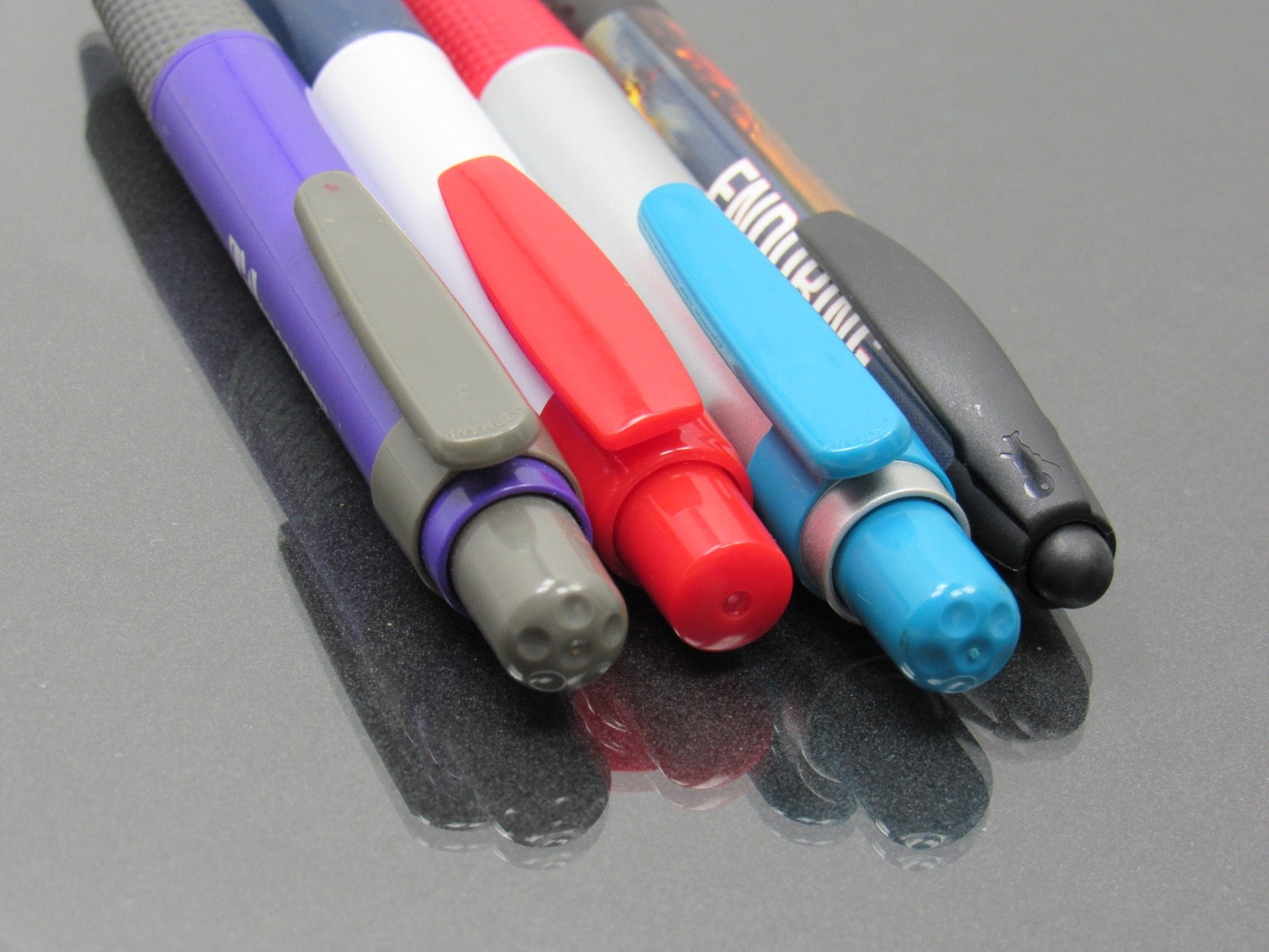 Lot 4 Chunky PENS Drug Rep Pharmaceutical Promo Augmentin Bextra Exforge Zithro+