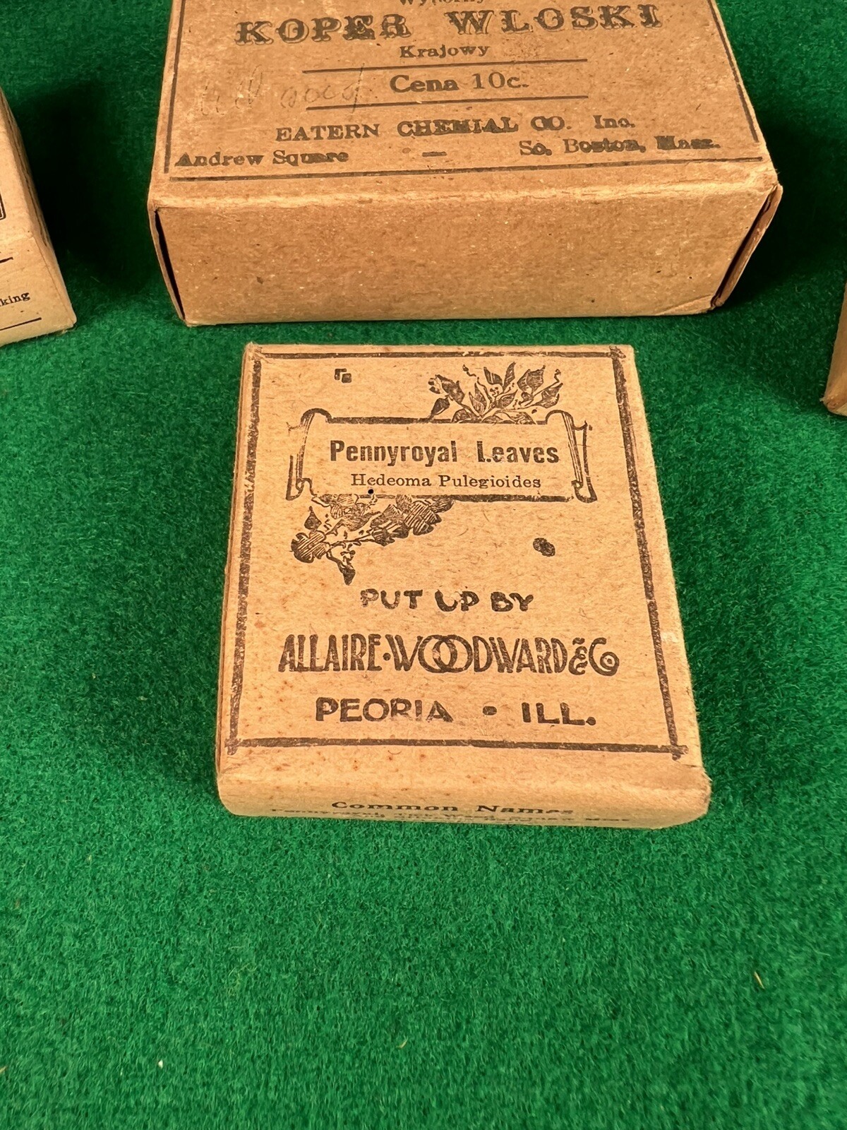 Vintage Apothecary Medicinal Herbs Lot Penick Murray Allaire Eatern Parke Davis