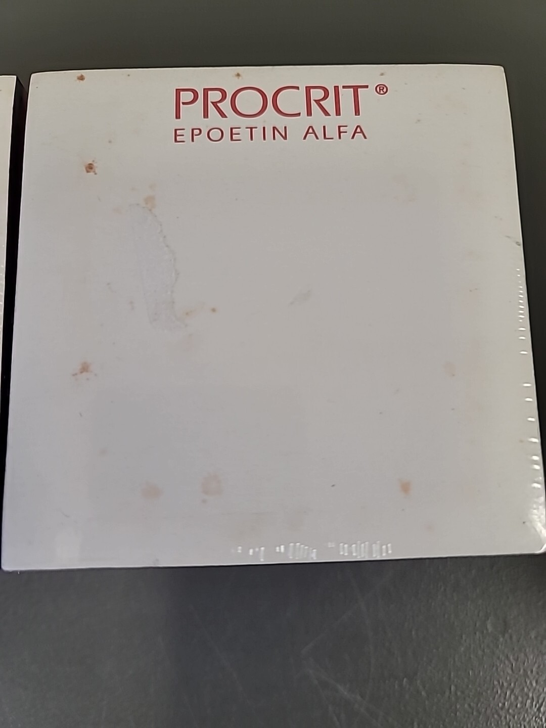 6 Pharmaceutical Drug Rep Note Pads Cube Procrit Epoetin Alfa Factory Sealed NOS