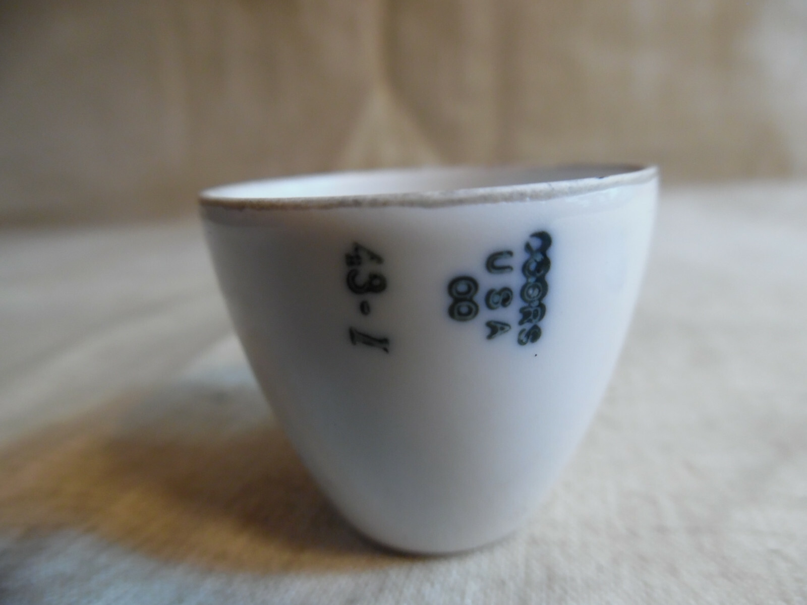 Pharmaceutical Apothecary Measuring Cup By Coor Size 00