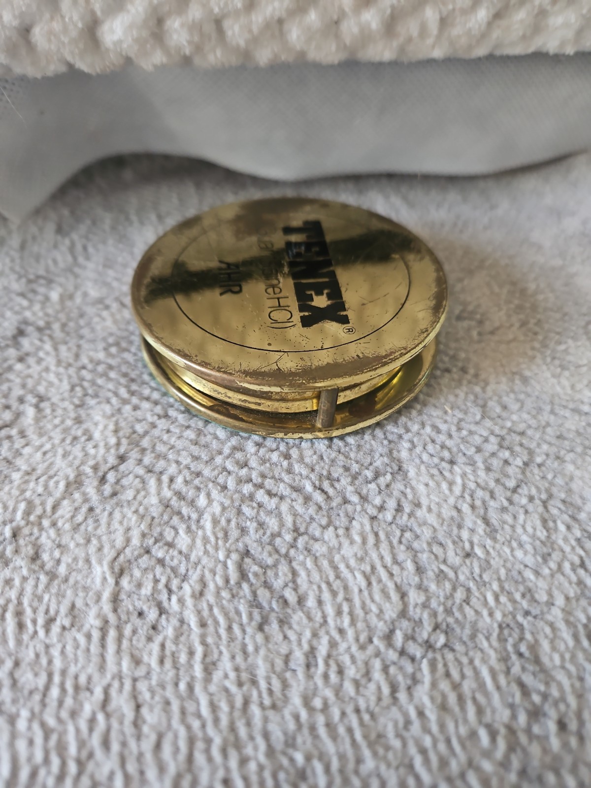 Vintage Tenex Guanfacine Prescription Drug Rep Brass Magnifying Glass