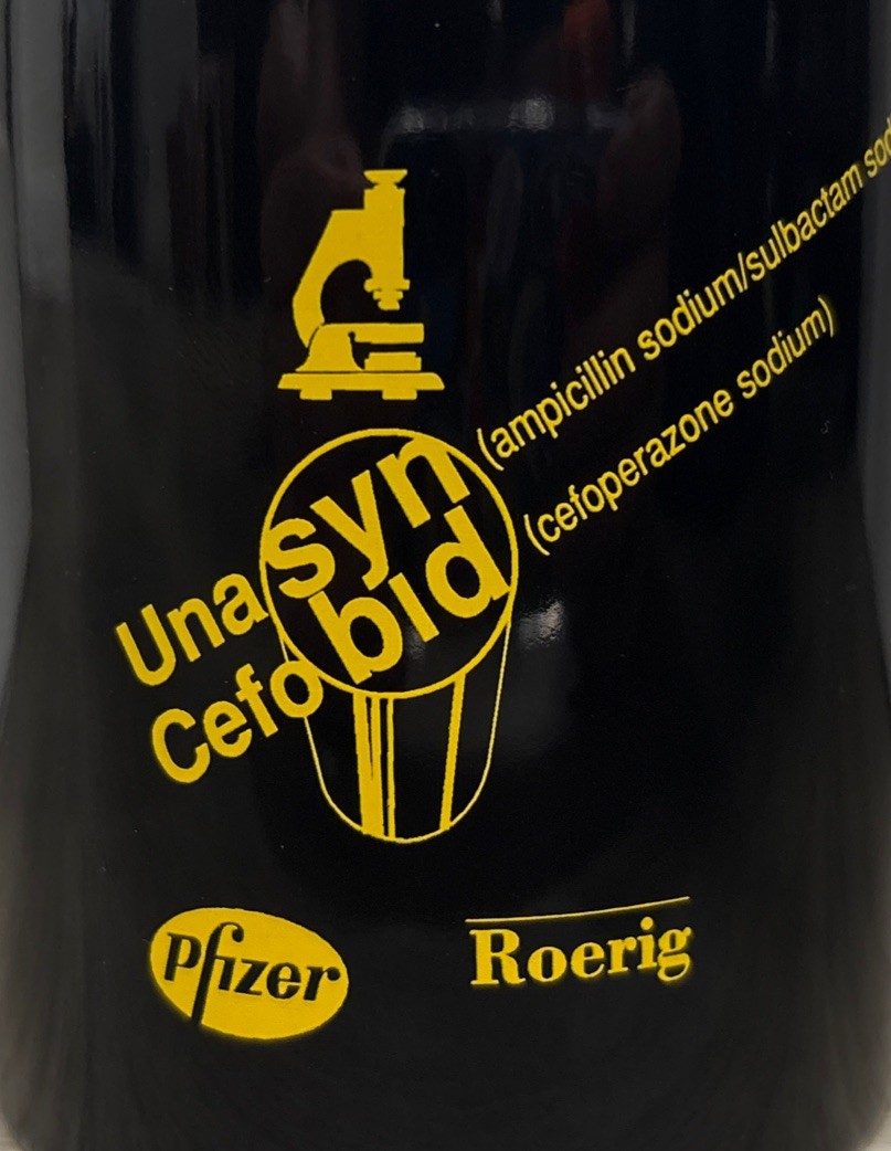 Unasyn & Cefobid Pharmaceutical Drug Rep Pharmaceutical~Promo Pfizer Roerig 1991
