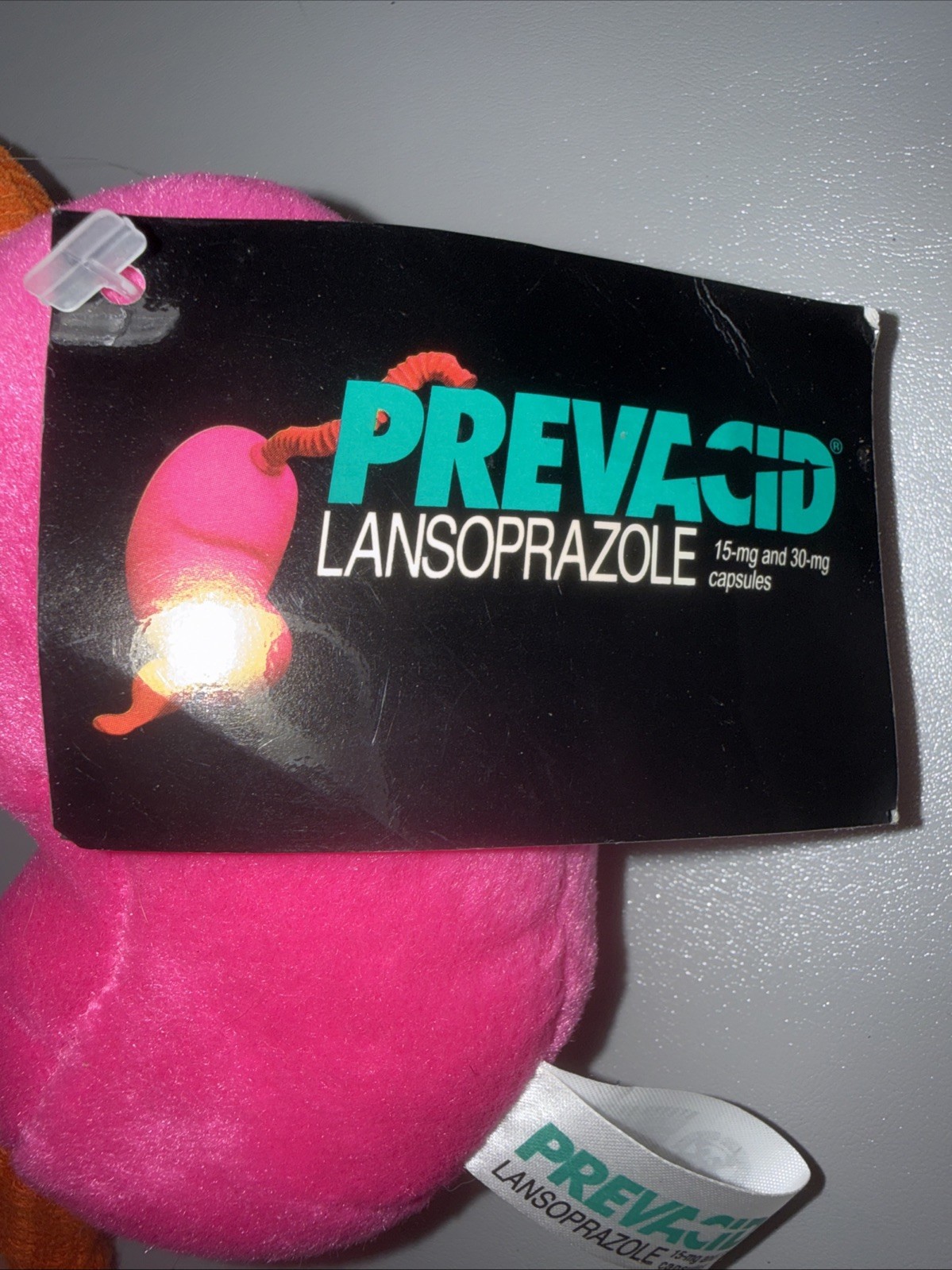 Prevacid Stomach 6” Plush Pharmaceutical Rep Collectible Plush W Original Tags