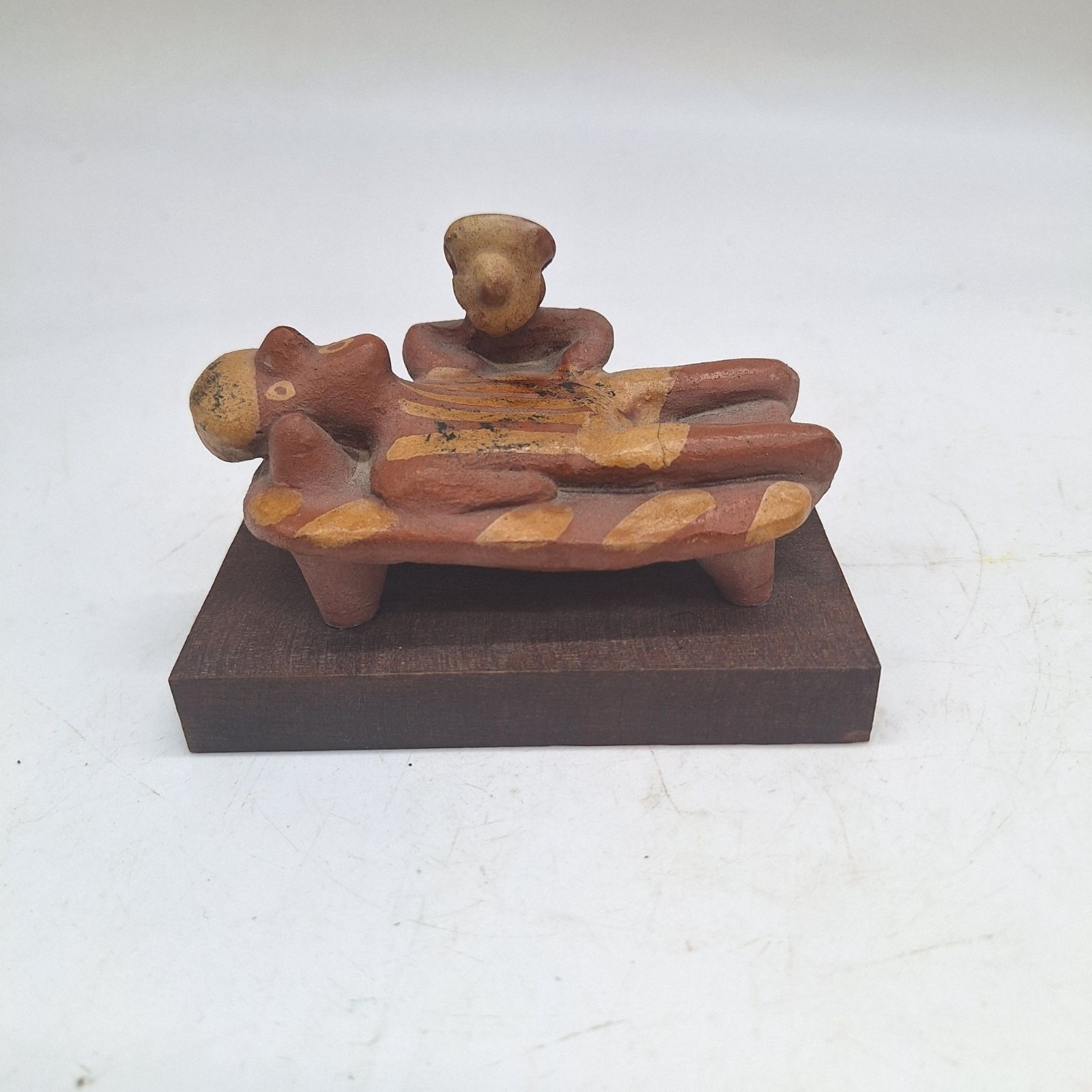 1960/70s Pharmaceutical advertising Etrafon Doctor and Patient pre-Columbian sty
