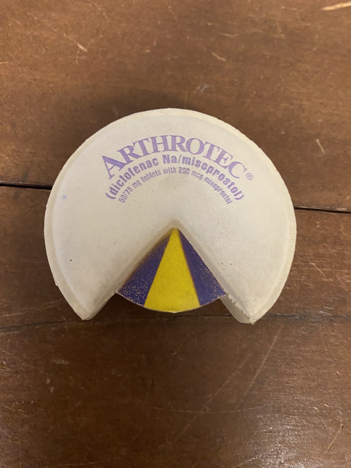 Arthrotec STRESS BALL Pill Shaped Drug Rep SEARLE Promo Advertising HTF!