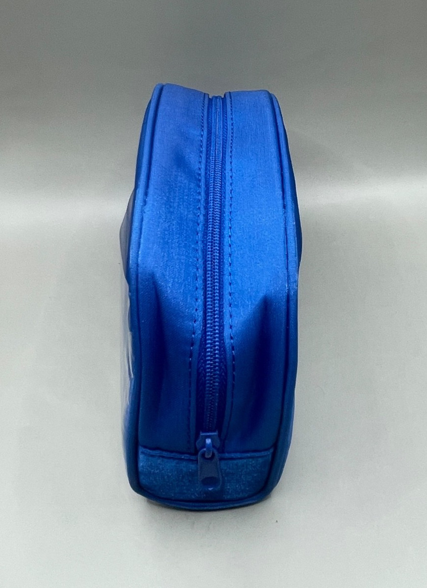 Restasis Drug Rep Promo Blue Zipper Toiletry Bag Makeup Pouch Pharma Swag
