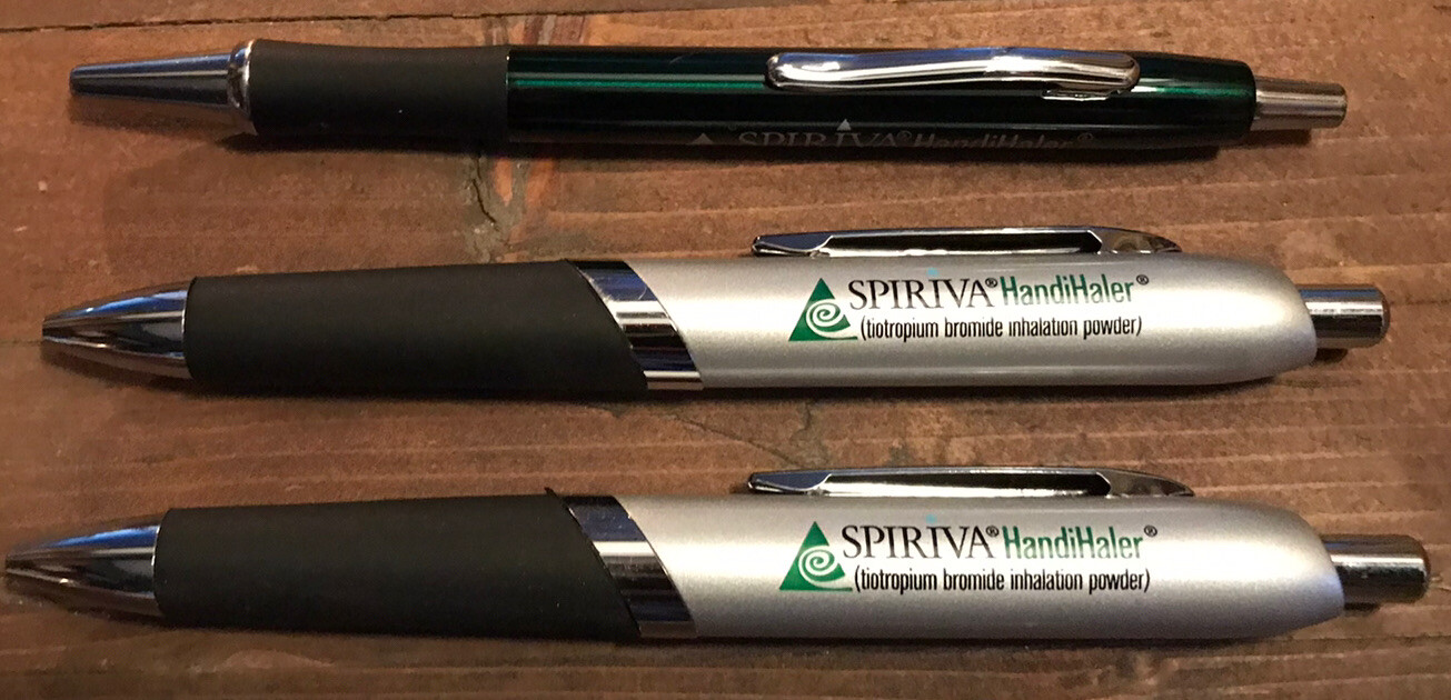 3 SPIRIVA PHARMACEUTICAL DRUG REP PENS
