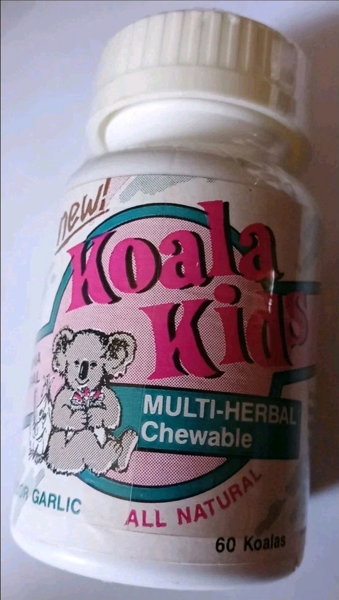 Vintage Multi Herbal Chewable Koala Kids All Natural Unopened 05/94