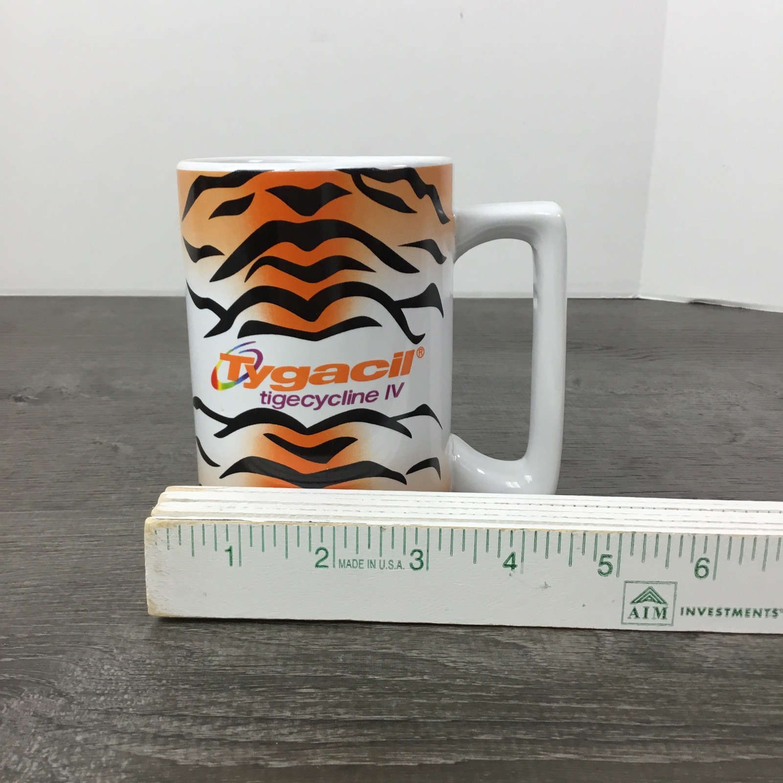 Tygacil Drug Rep Promo Coffee Mug Cup Wyeth Pharmaceutical Pharma Tigecycline IV