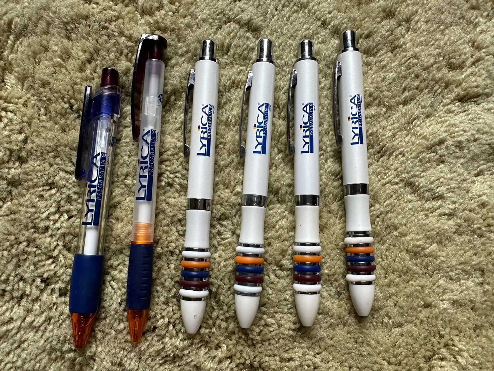 Vintage Lyrica Drug Rep Advertisement Pens