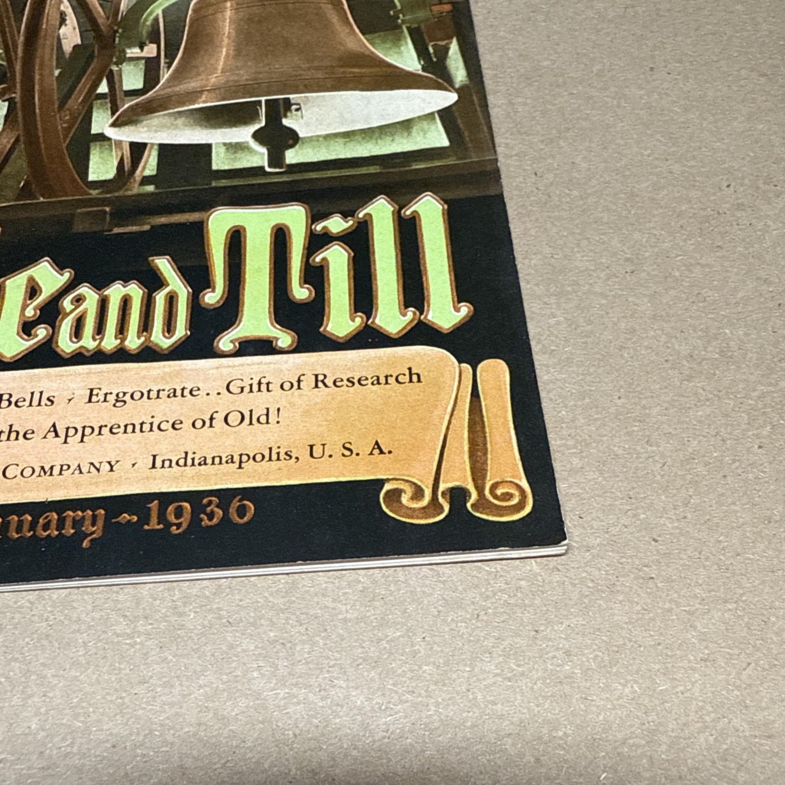 Tile And Till Magazine Eli Lilly And Company January 1936 Indianapolis Indiana