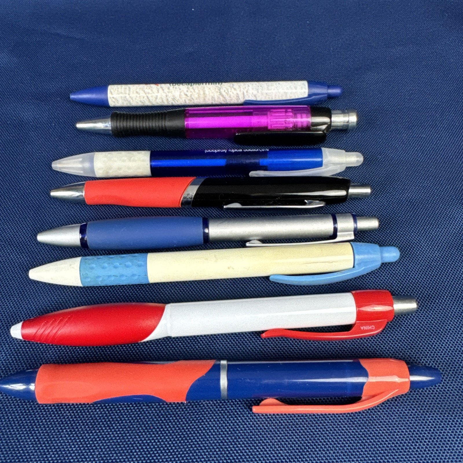 Lot of 8 Drug Rep Pharmaceutical Promo Advertising Pens Celexa Celebrex Lyrica+