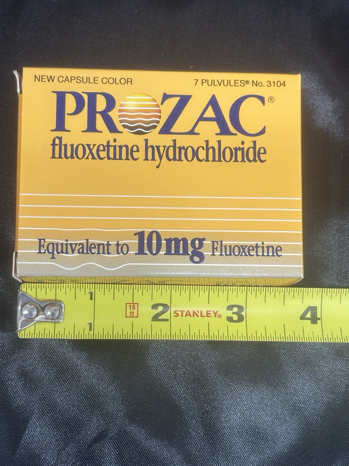 Prozac Pharmaceutical Advertising EMPTY Box Drug Rep Promo Vintage