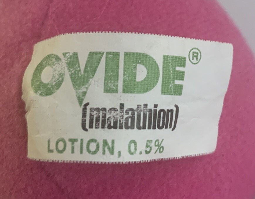 Lice Collectible Plush Promotional Bug Toy OVIDE( Malathion ) Pharmaceutical 8”