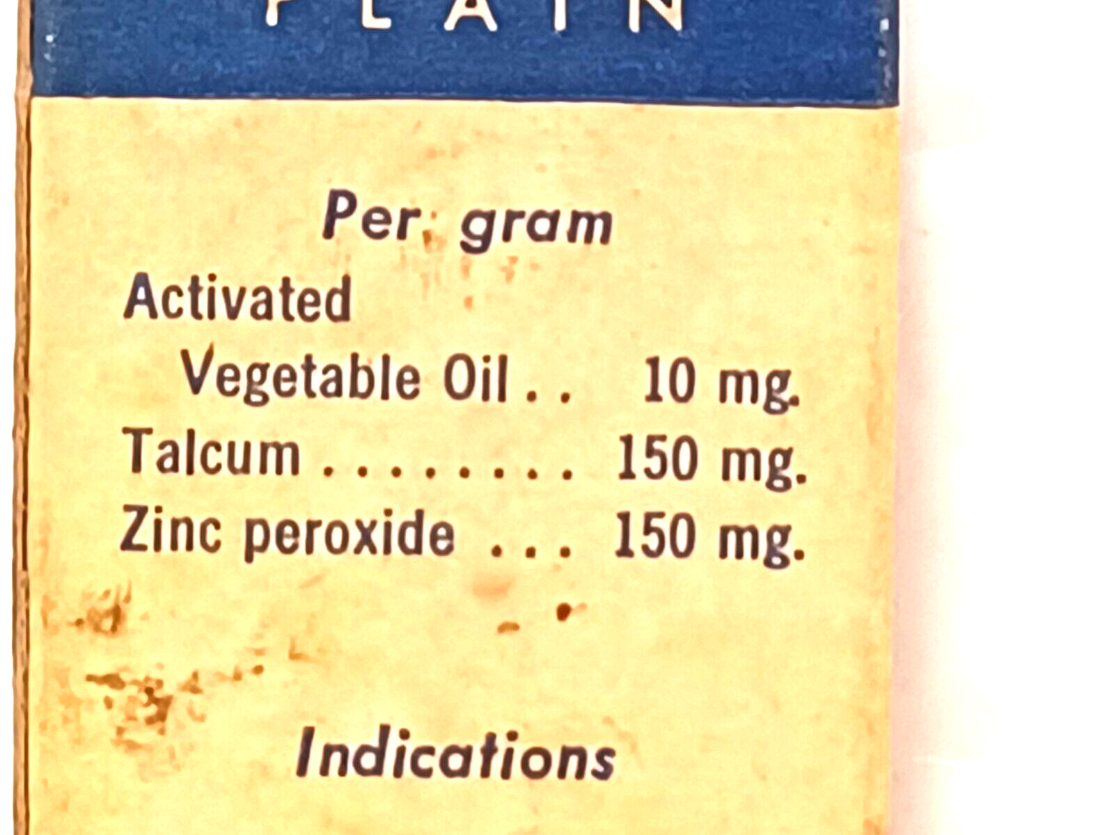 Vintage Pharmacy Herisan Plain Simple Cream 30 Gram Canada Not For Use
