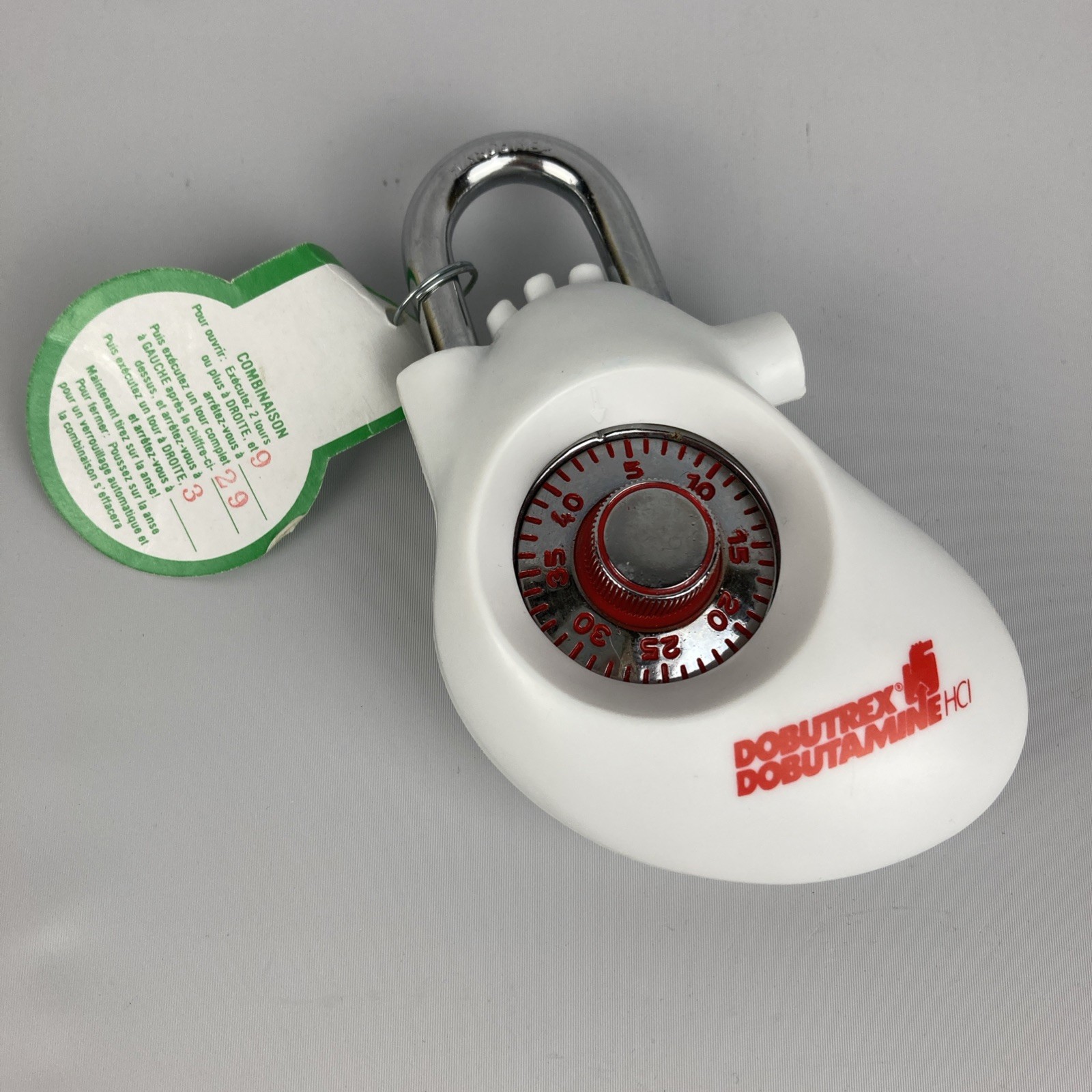 1980s Dobutrex Dobutamine HCL Super Rare ELI LILLY PHARMACEUTICALS Heart Lock