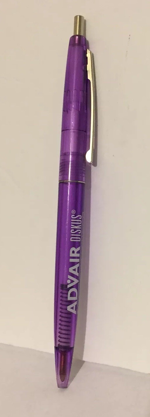 ADVAIR DISKUS Translucent Purple Drug Rep Pharmaceutical Pen ~ RARE