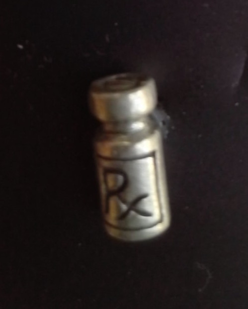 Jim Clift Drugstore Pill Bottle Lapel Pin RX Pharmacist Pharmacy Tech Gift
