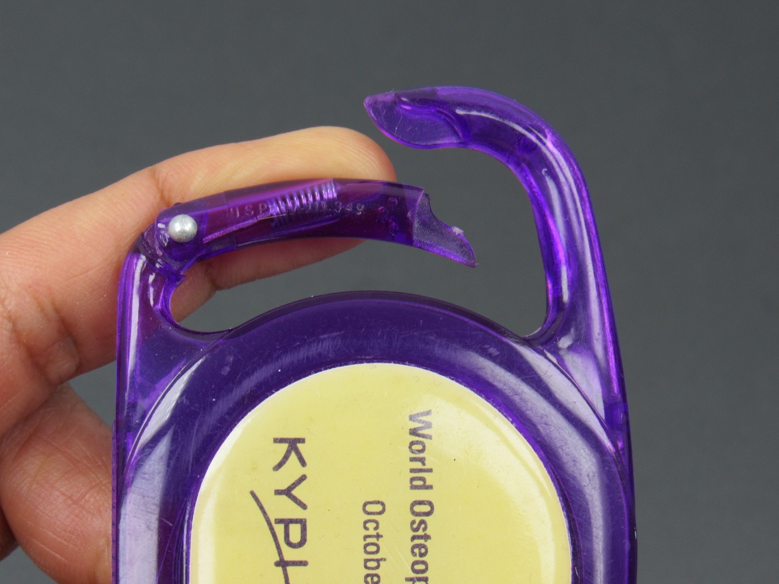 Translucent Purple Kyphon 10ft Tape Measure Drug Rep Pharmaceutical Promo