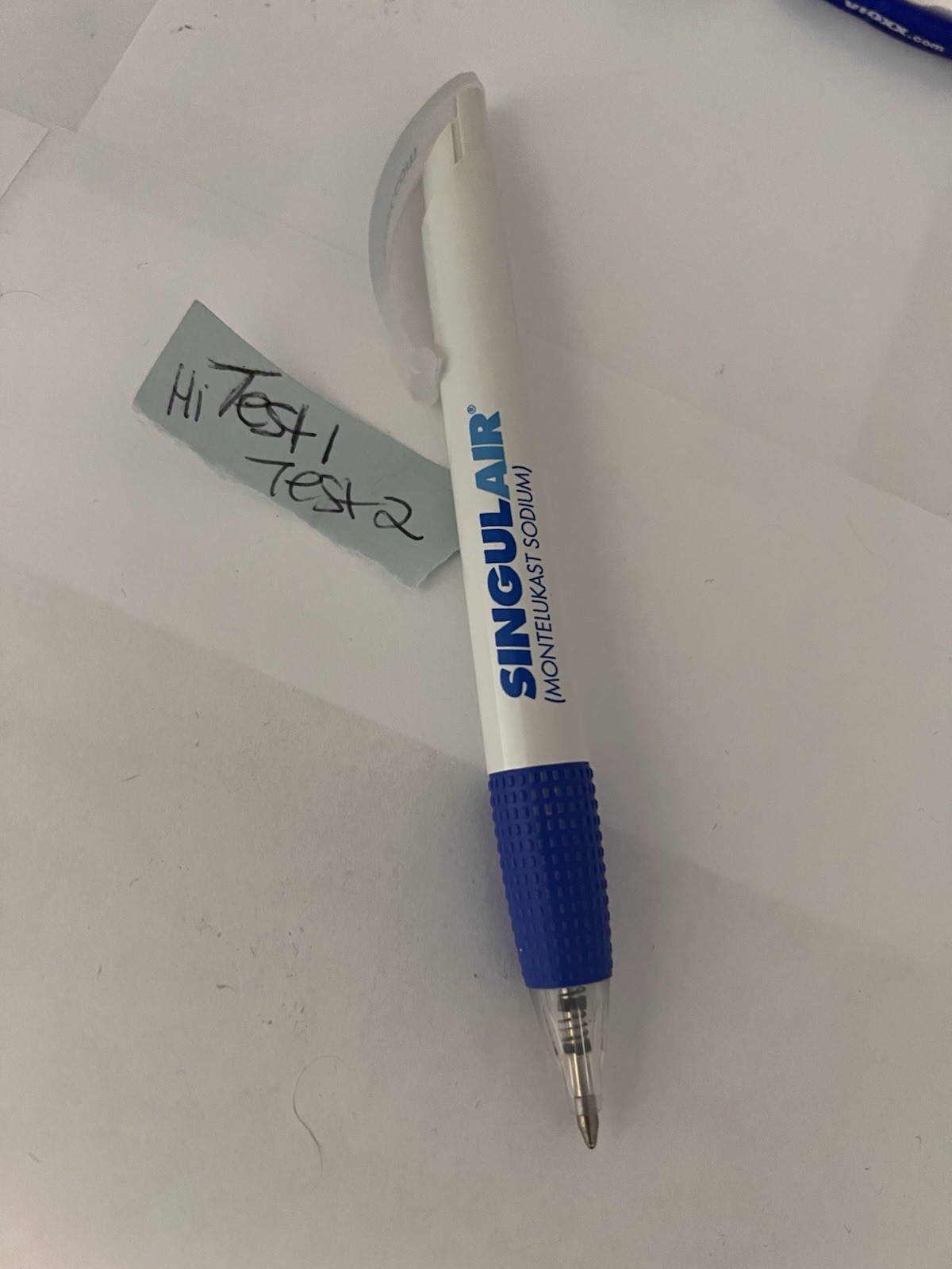 Singulair & VOIXX – Pharmaceutical Drug Rep Pens Advertise Plastic 1 each