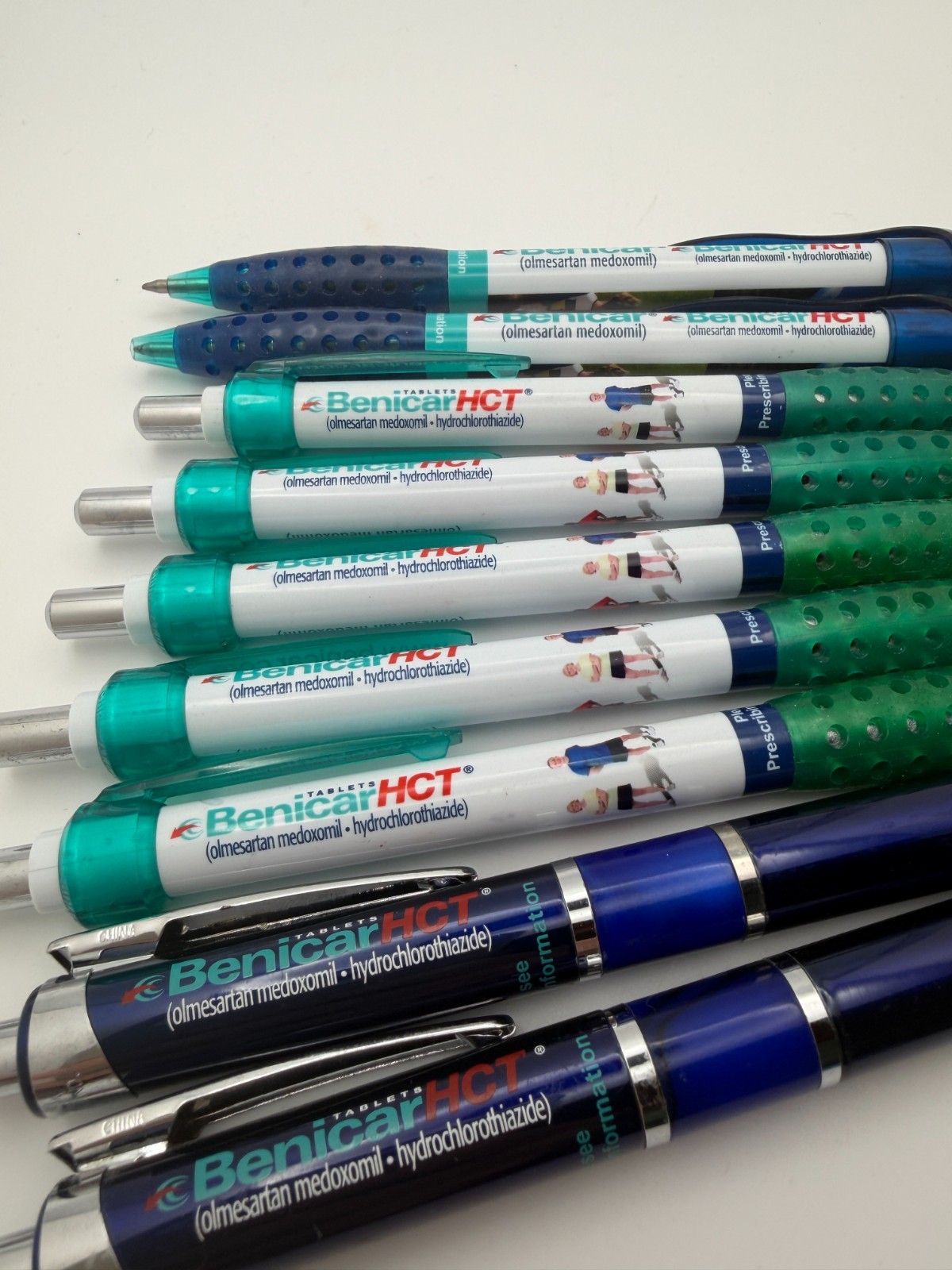 Benicar HCT Pharma Drug Rep Pen Lot (9) Olmesartan medoxomil hydrochlorothiazide