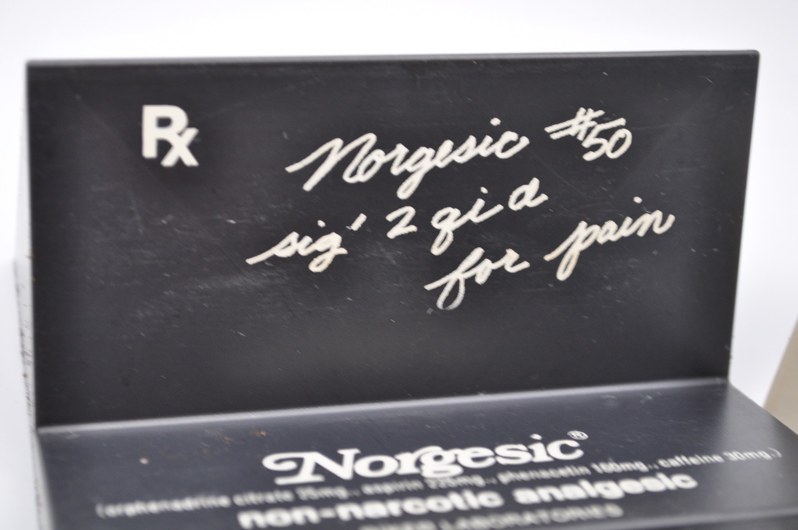 Vintage Norgesic Pharmacutical Perpetual Calendar by Ole Jorgensen Denmark