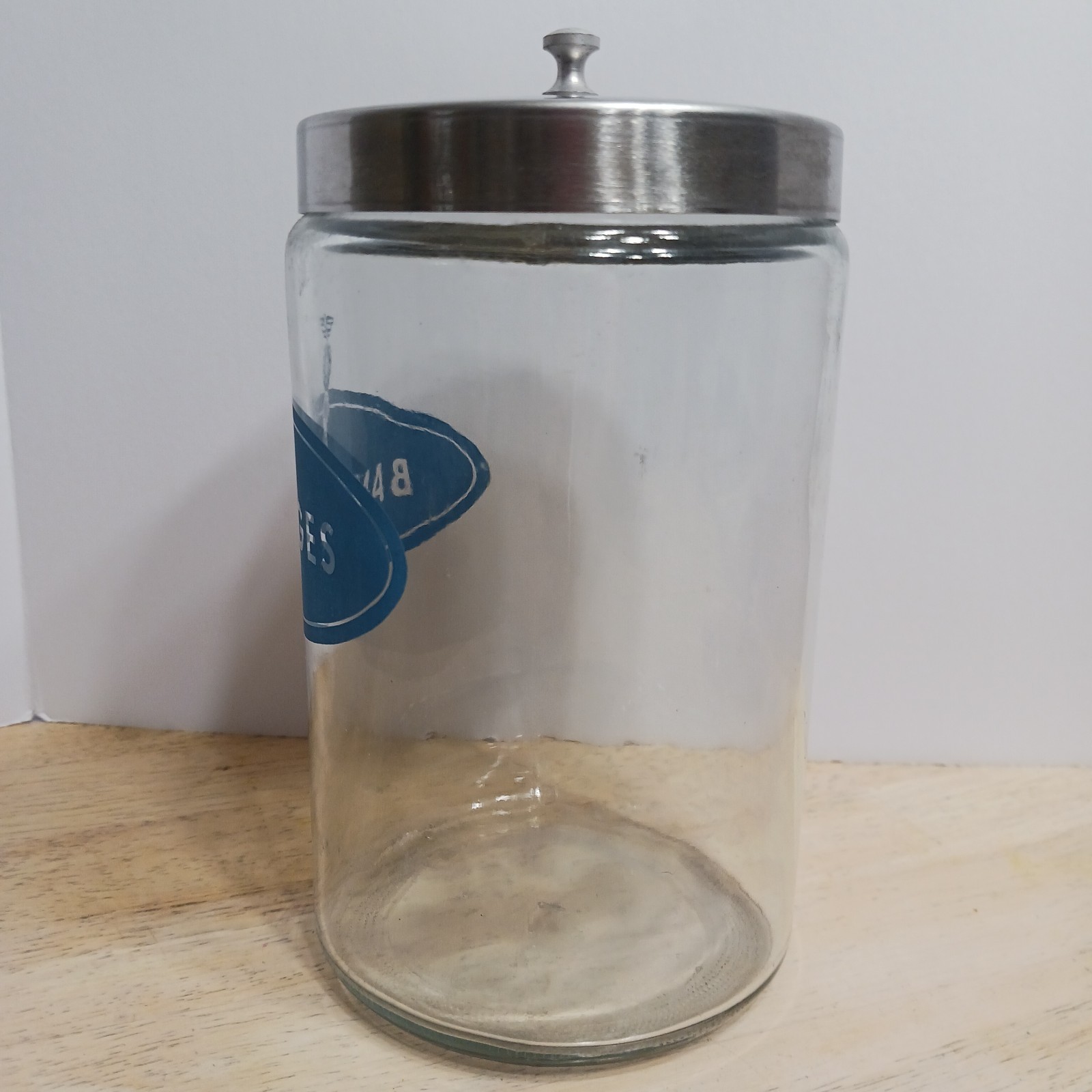 VTG PROFEX ’40s-’50s Glass Apothecary Dental Jar Containers Medical USA Set Of 3