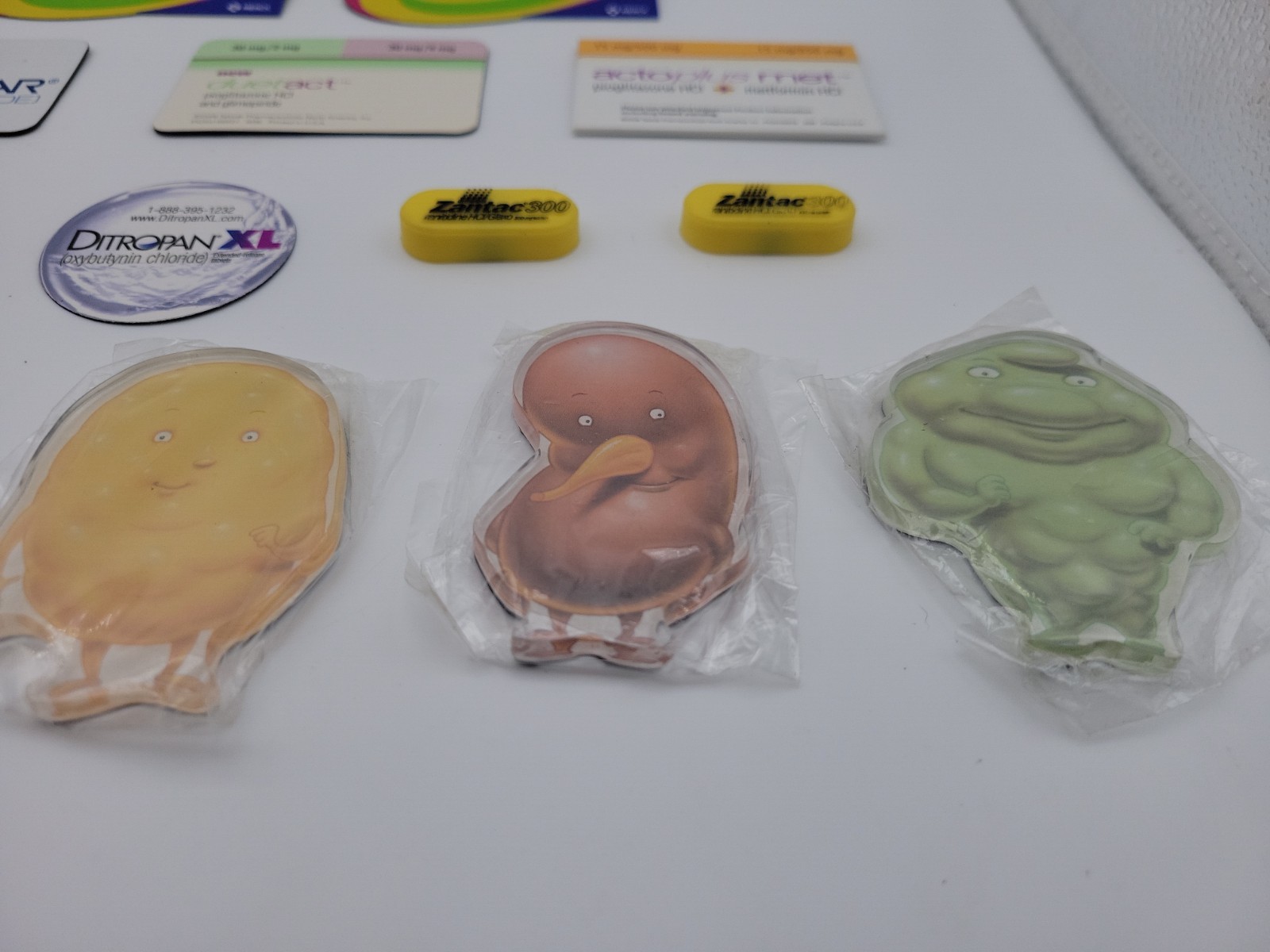 Vintage Pharmaceutical Promos Januvia Prevacid Zantac Delsym Unasyn Pharma Swag
