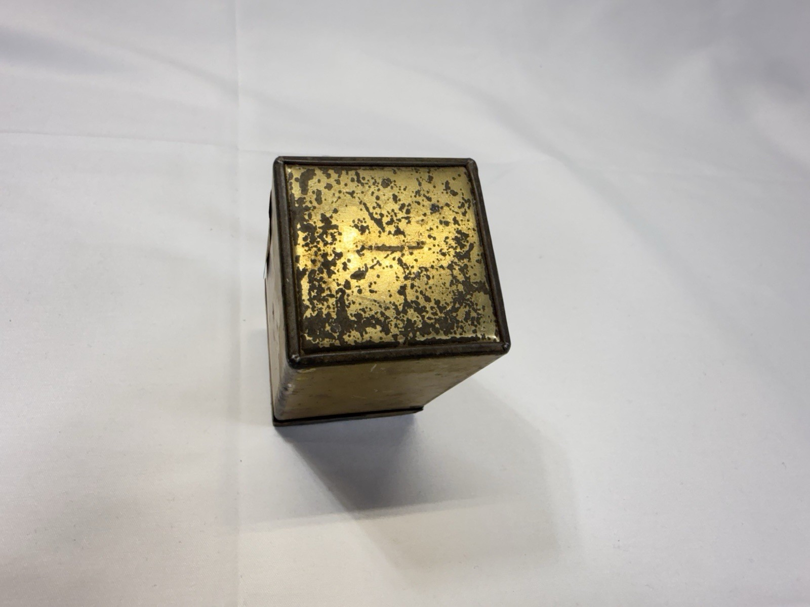 Early To Mid 1900s Vintage Pharmacy Prescription Druggist Tin. Toledo, OH