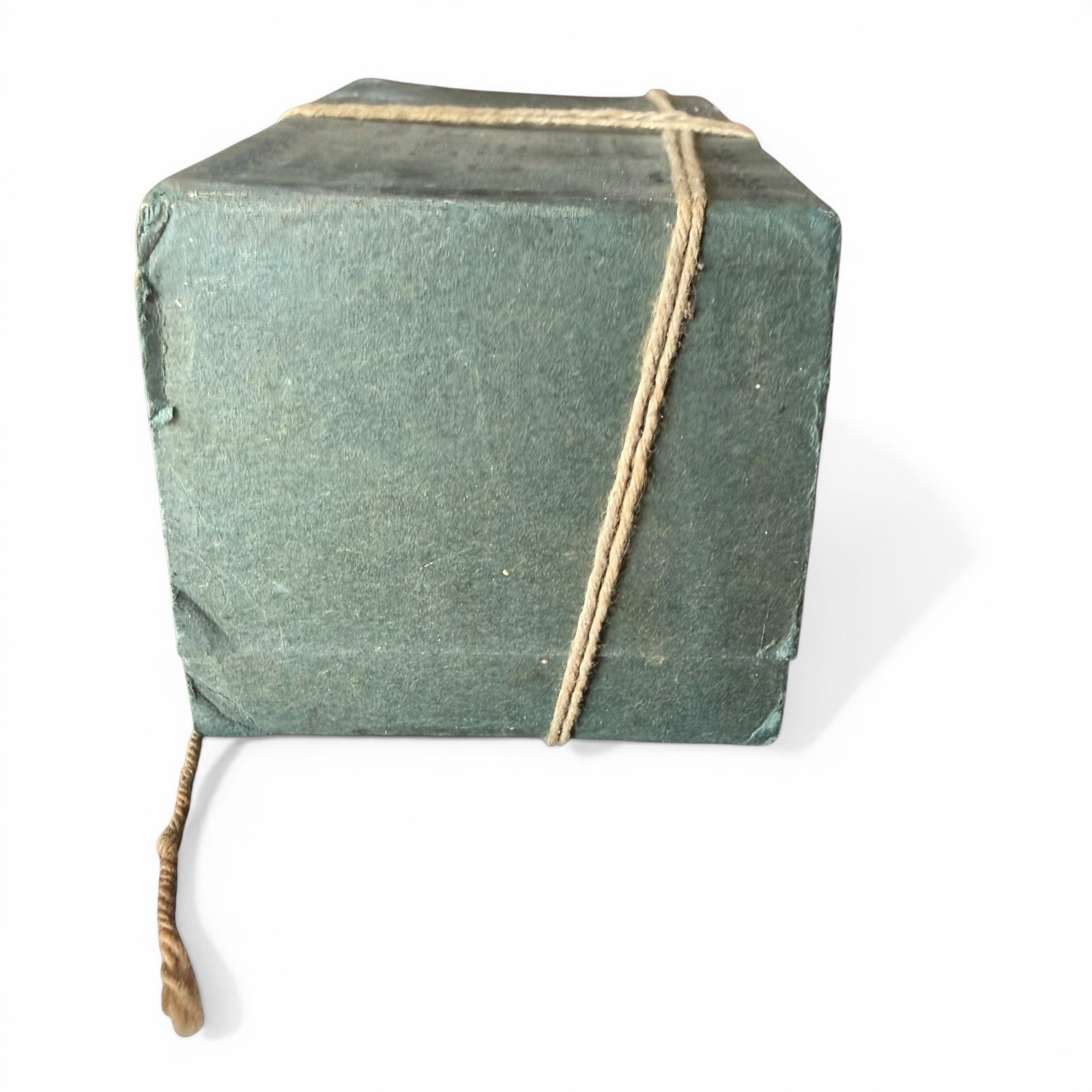 Antique Bromo-Caffeine Box Keasbey & Mattison Apothecary Headache Cure c1900 Vtg