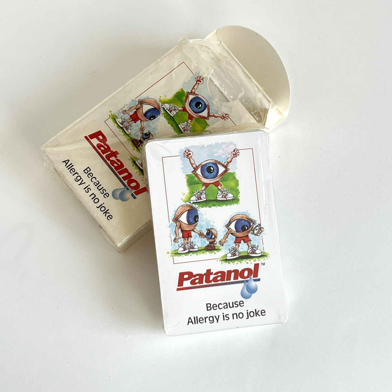 Eyeball Man Patanol Pharmaceutical Playing Cards Deck New Old Stock