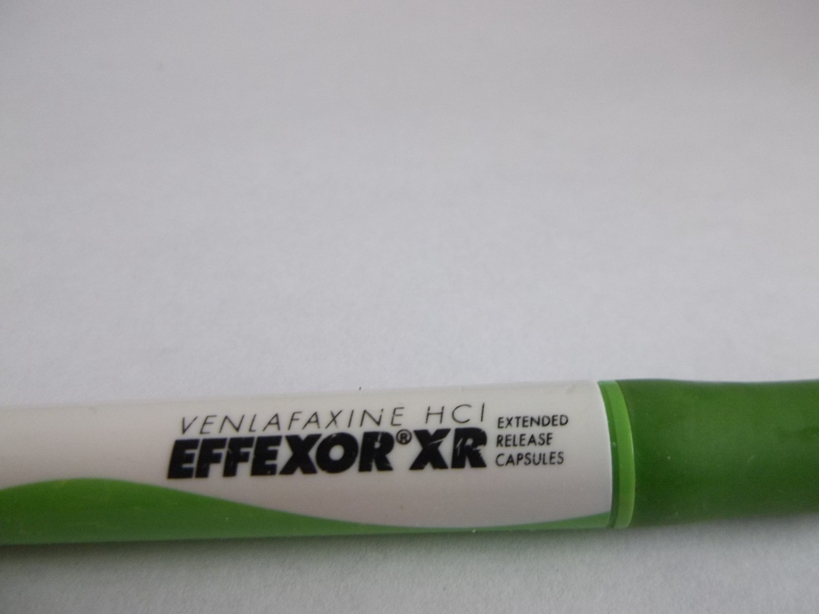 Effexor XR Promotional Pen Plastic w/Rubberized Grip – Medium Weight