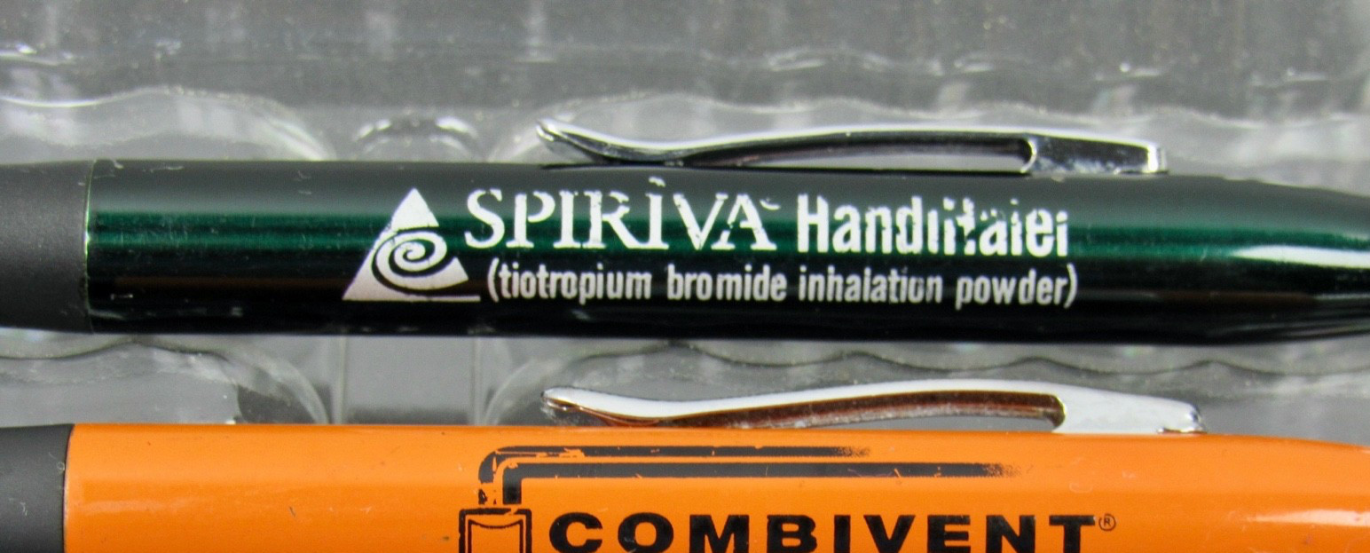 Spiriva Aricept Combivent PENS Drug Rep Pharmaceutical Promo Medical Advertising