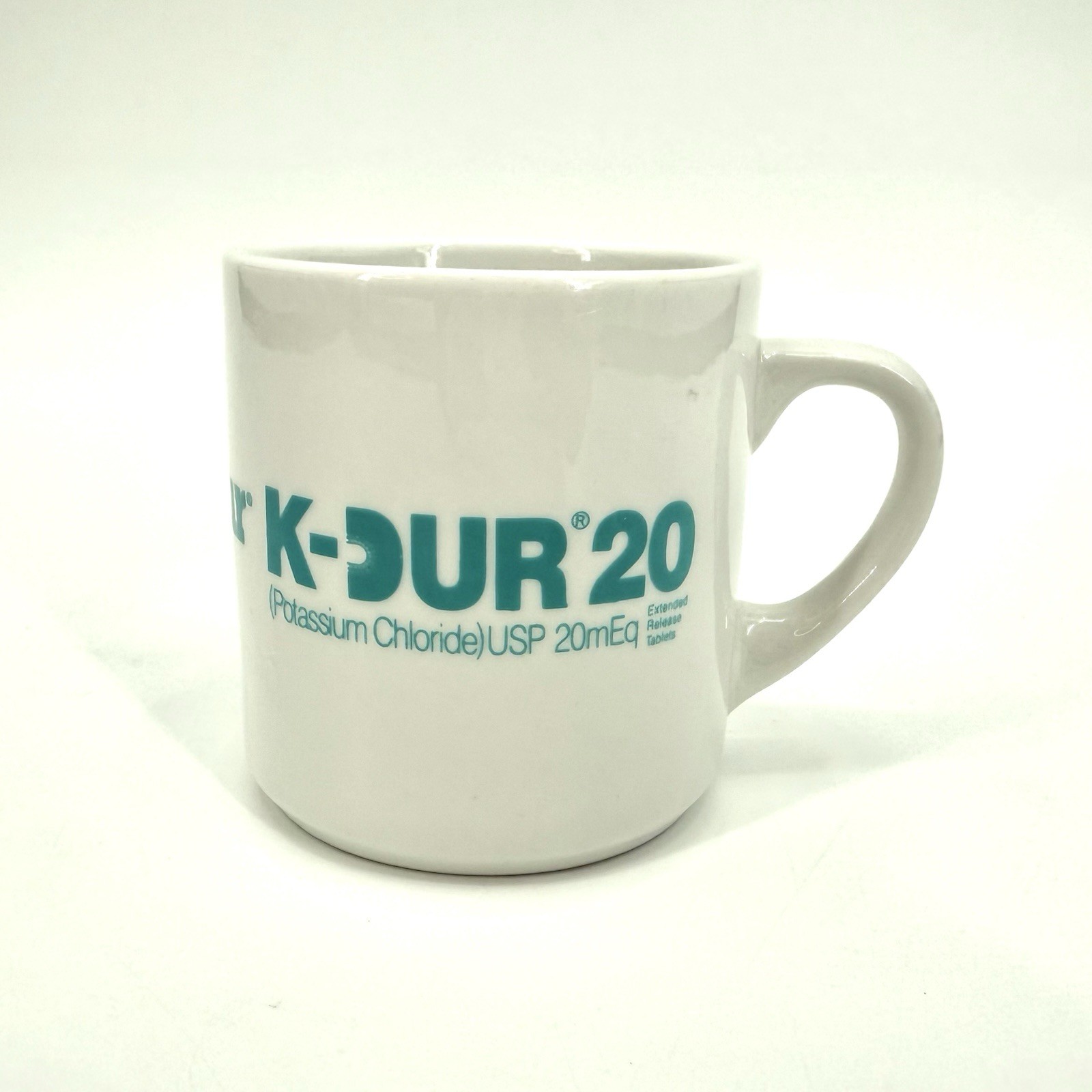 Pharma Drug Rep Collectible Theo-Dur Nitro-Dur K-Dur 20 Coffee Mug Nitroglycerin