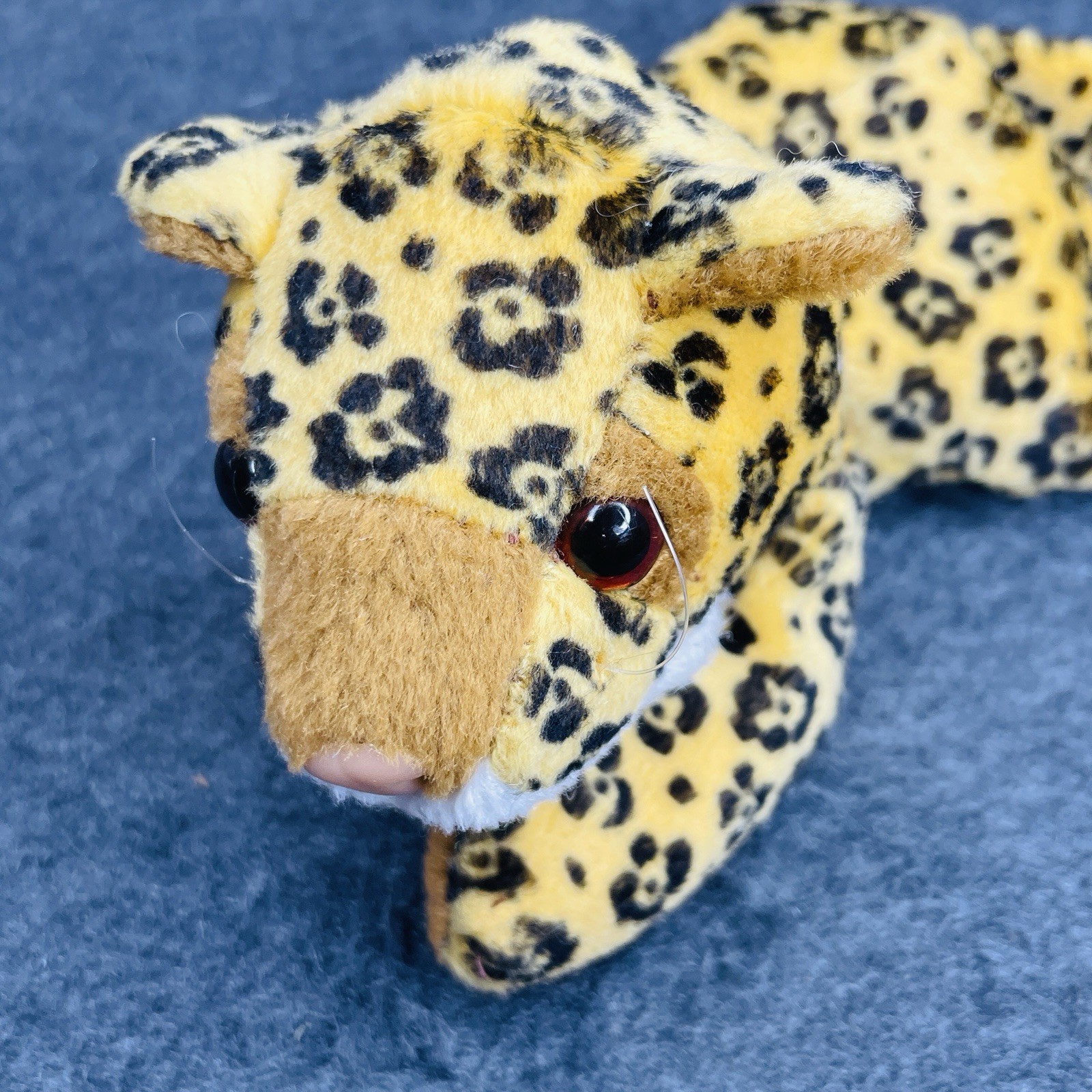 Vintage Vicoprofen Leopard Bean Bag Plush Pharmaceutical Drug Rep Advertisement