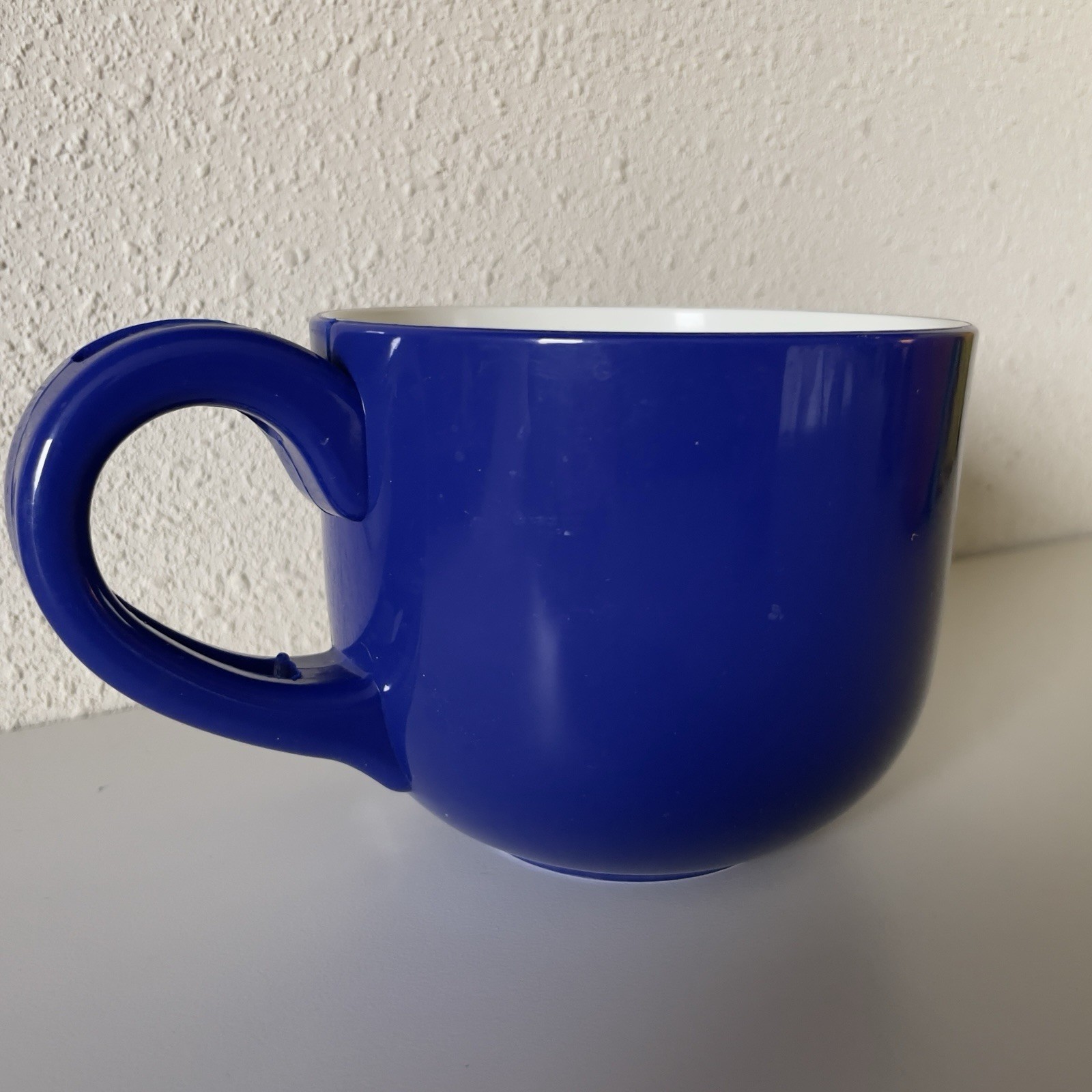Tussionex Pharmaceutical Drug Rep Collectibles Coffee Mug Soup Cup Plastic Blue