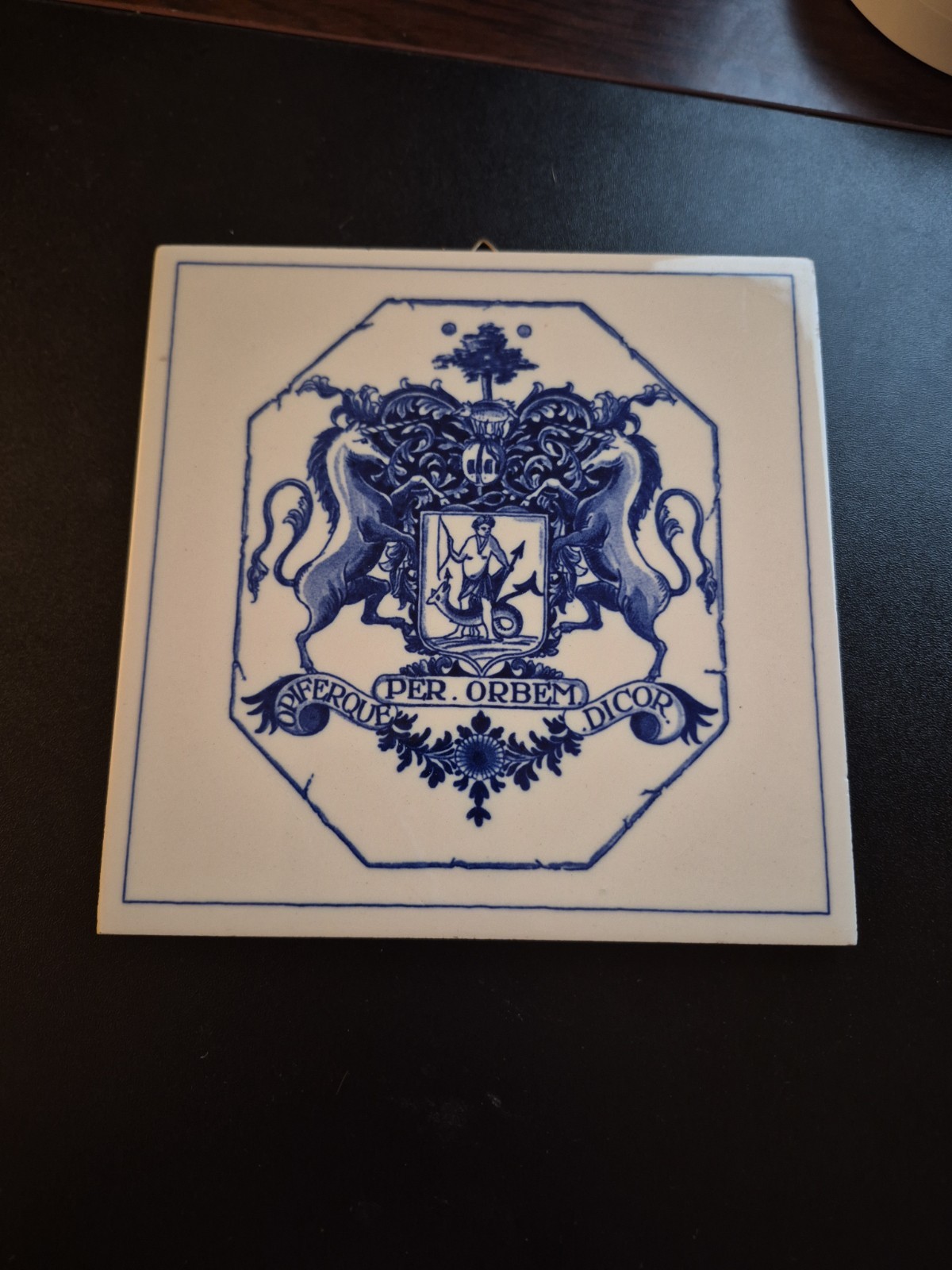 Vintage 1984 Delft Holland Blue Hand Painted Porcelain Tiles 6×6 – Set of 10